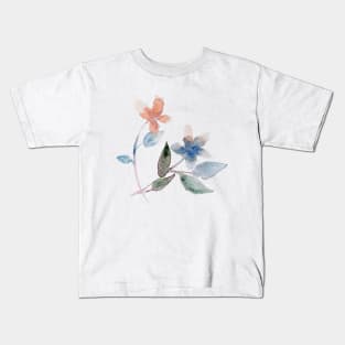 Watercolor flowers Kids T-Shirt